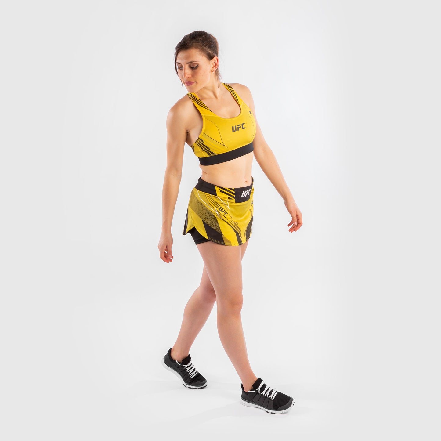 UFC Venum Authentic Fight Night 女士格斗短裙 – 黄色