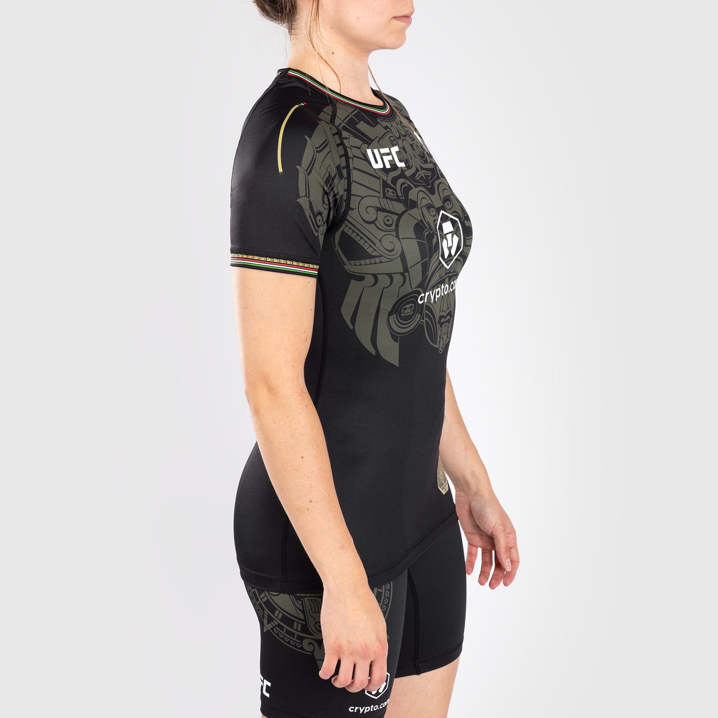 Noche UFC By Venum Authentic Fight Night 女士紧身防磨衣–黑色