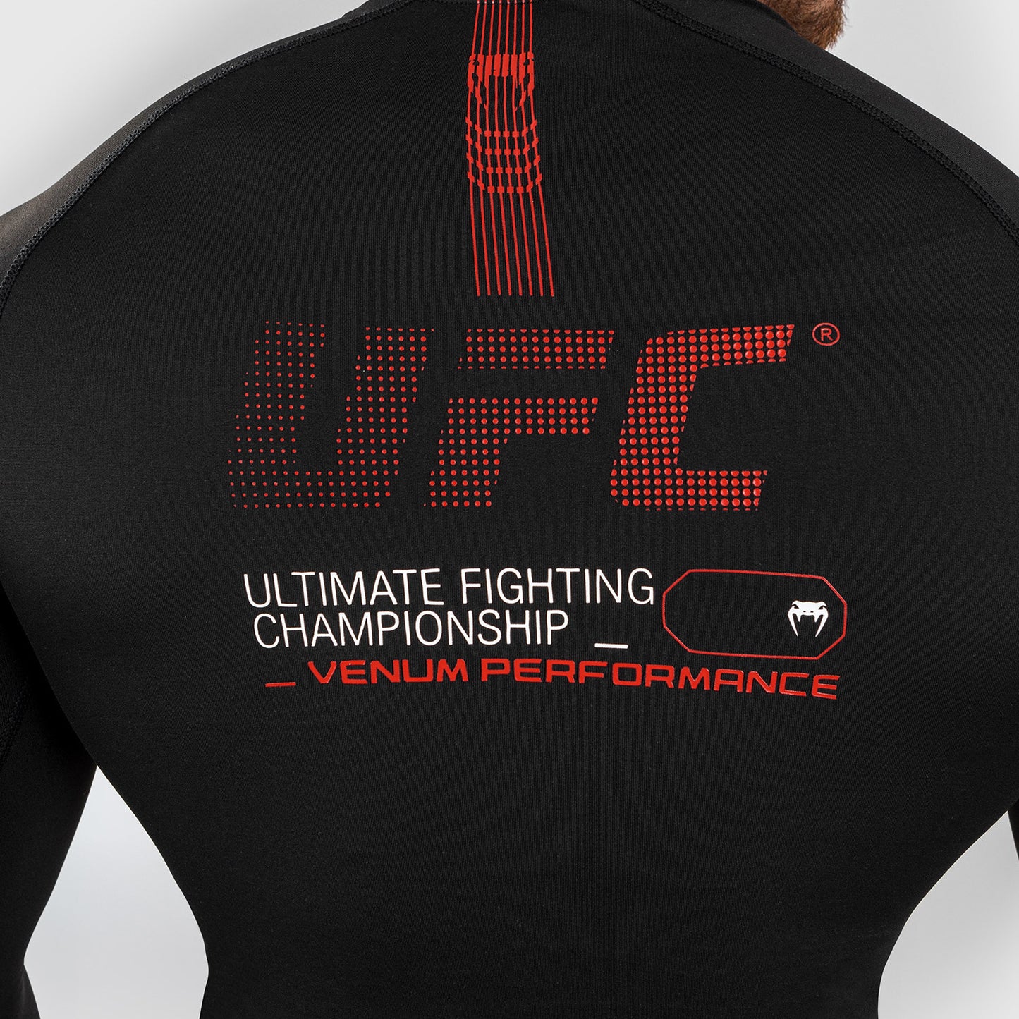 UFC Adrenaline by Venum Fight Week 男士长袖紧身防磨衣 – 黑色