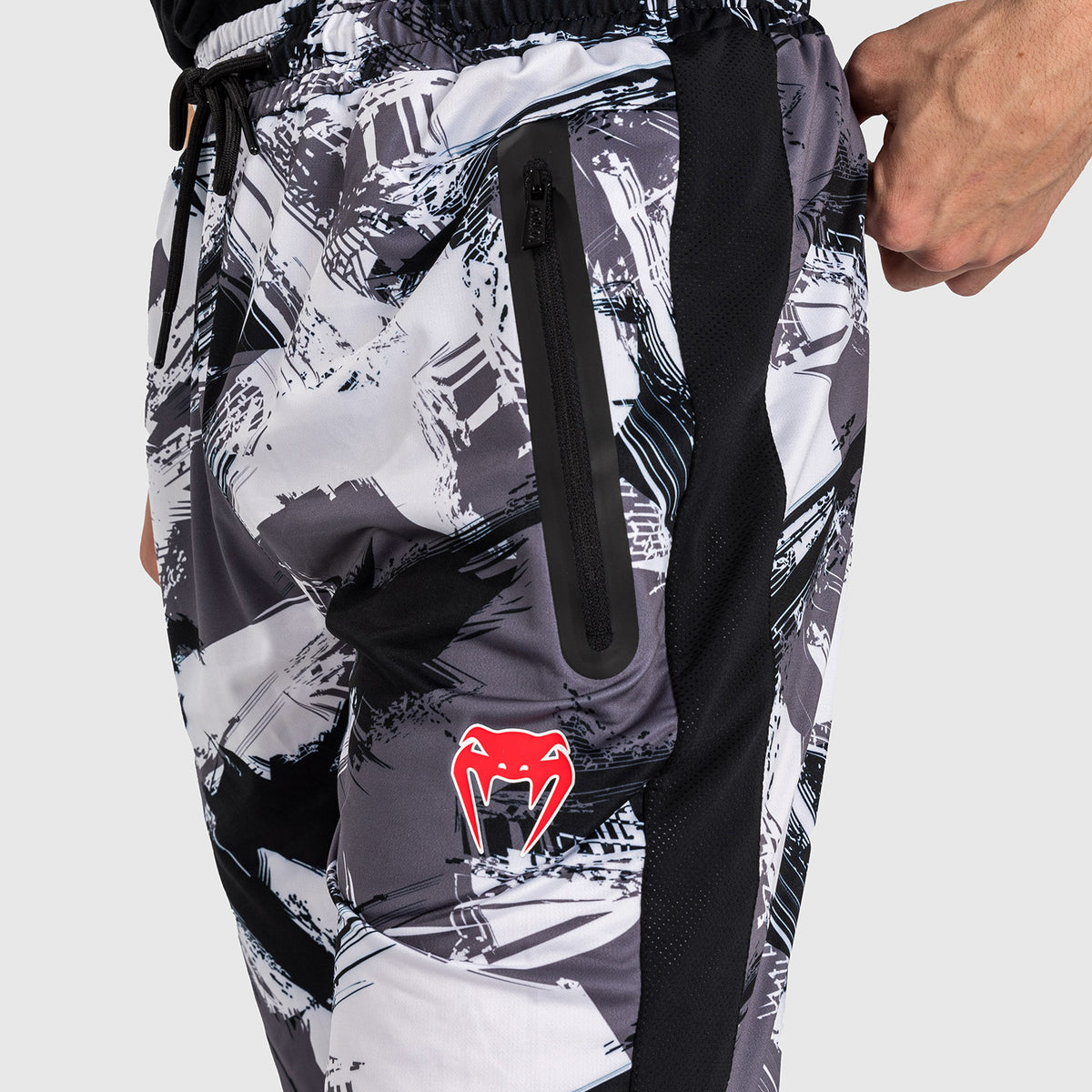 Venum Electron 3.0 慢跑裤 – 红色/灰色