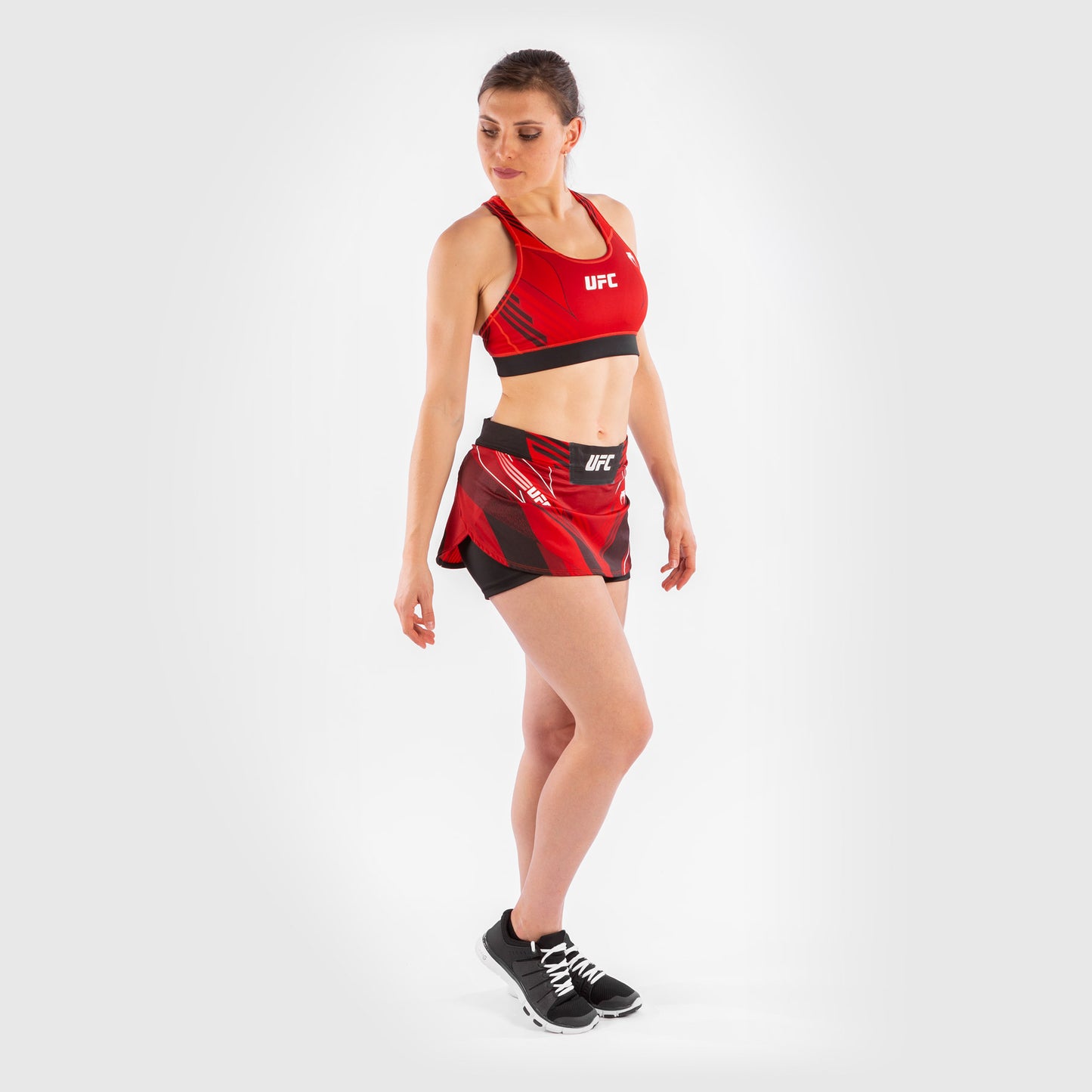 UFC Venum Authentic Fight Night 女士格斗短裙 – 红色