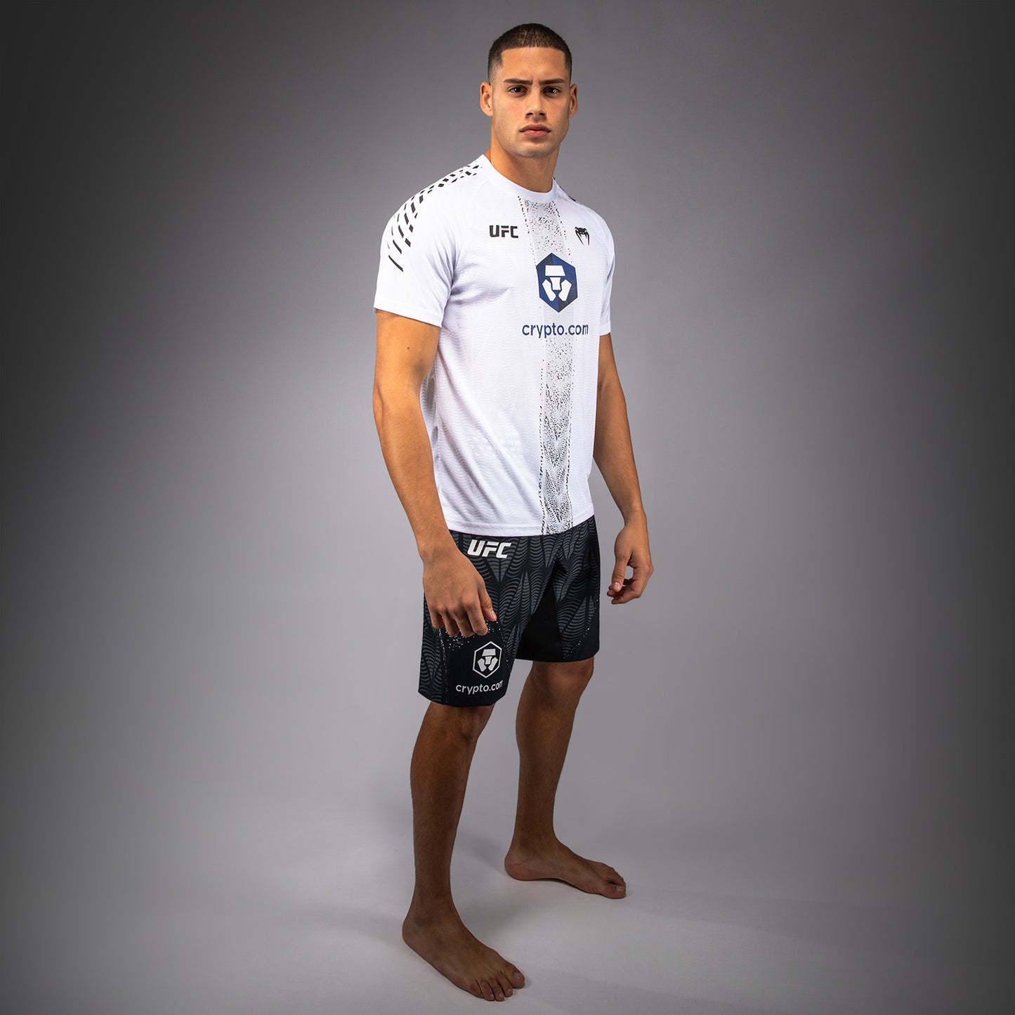 Men's UFC Zenith by Venum White Authentic Fight Night Walkout Jersey Personalized