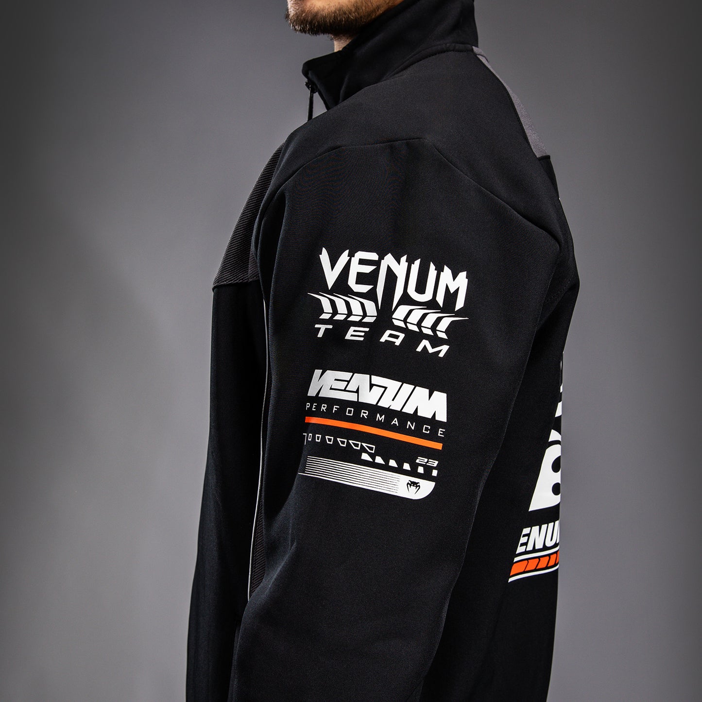 Venum Motorsport 软壳夹克 – 深黑色