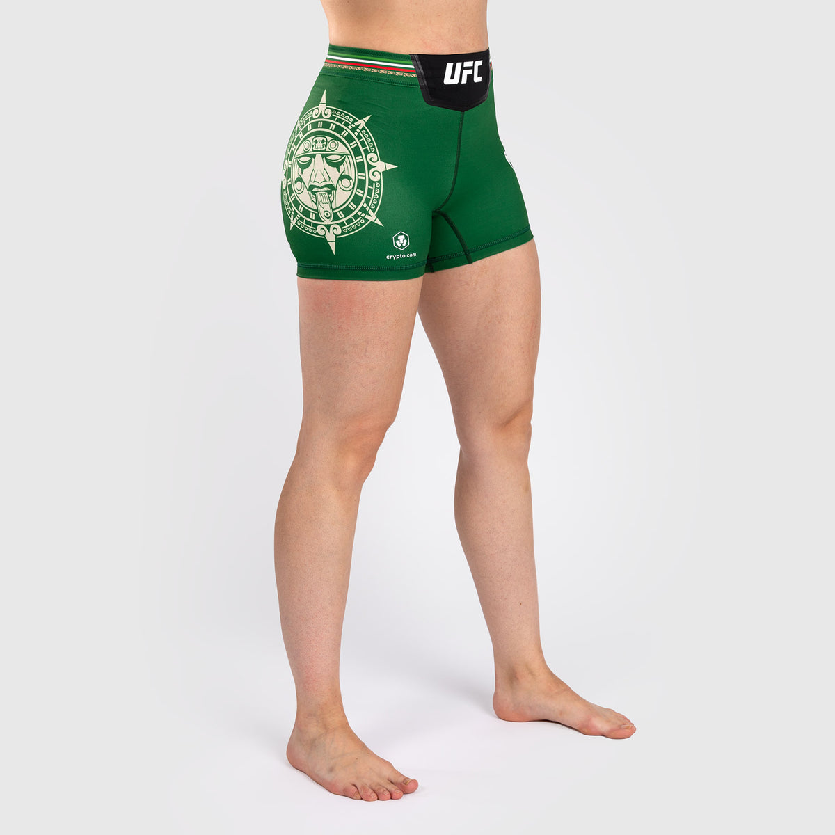 Noche UFC by Venum Authentic Fight Night 女士综合格斗短裤 – 紧身款 – 绿色