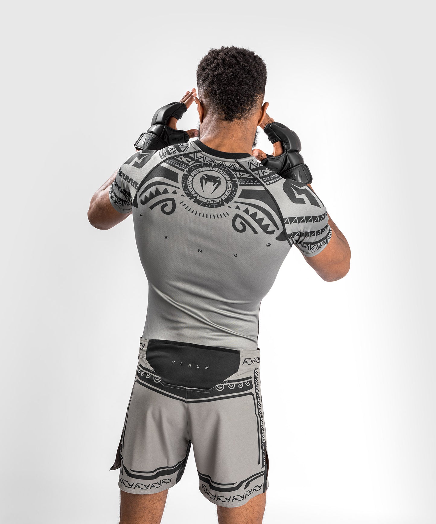 Venum Nakahi Rashguard - Short Sleeves - Grey