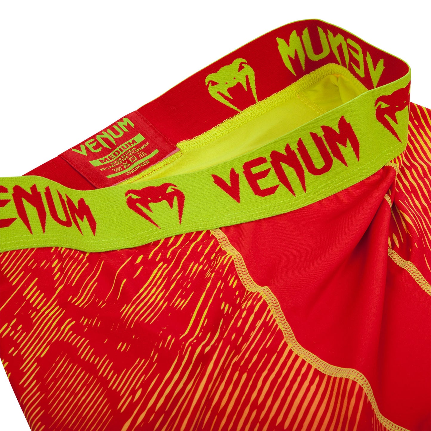 Venum Fusion Compression Shorts - Orange/Yellow