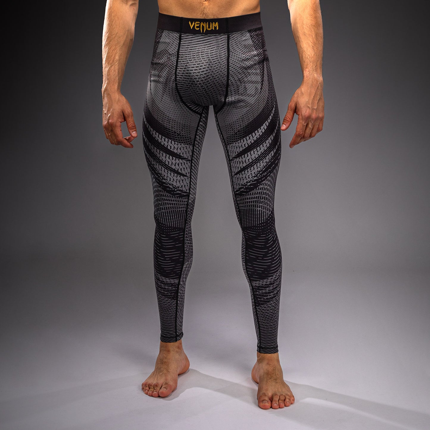 Venum Galactic 3.0 紧身裤 - 黑色/金色