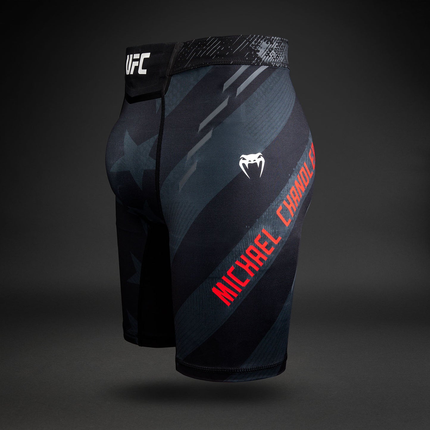 Men's UFC Unrivaled by Venum 黑色 Michael Chandler 综合格斗短裤