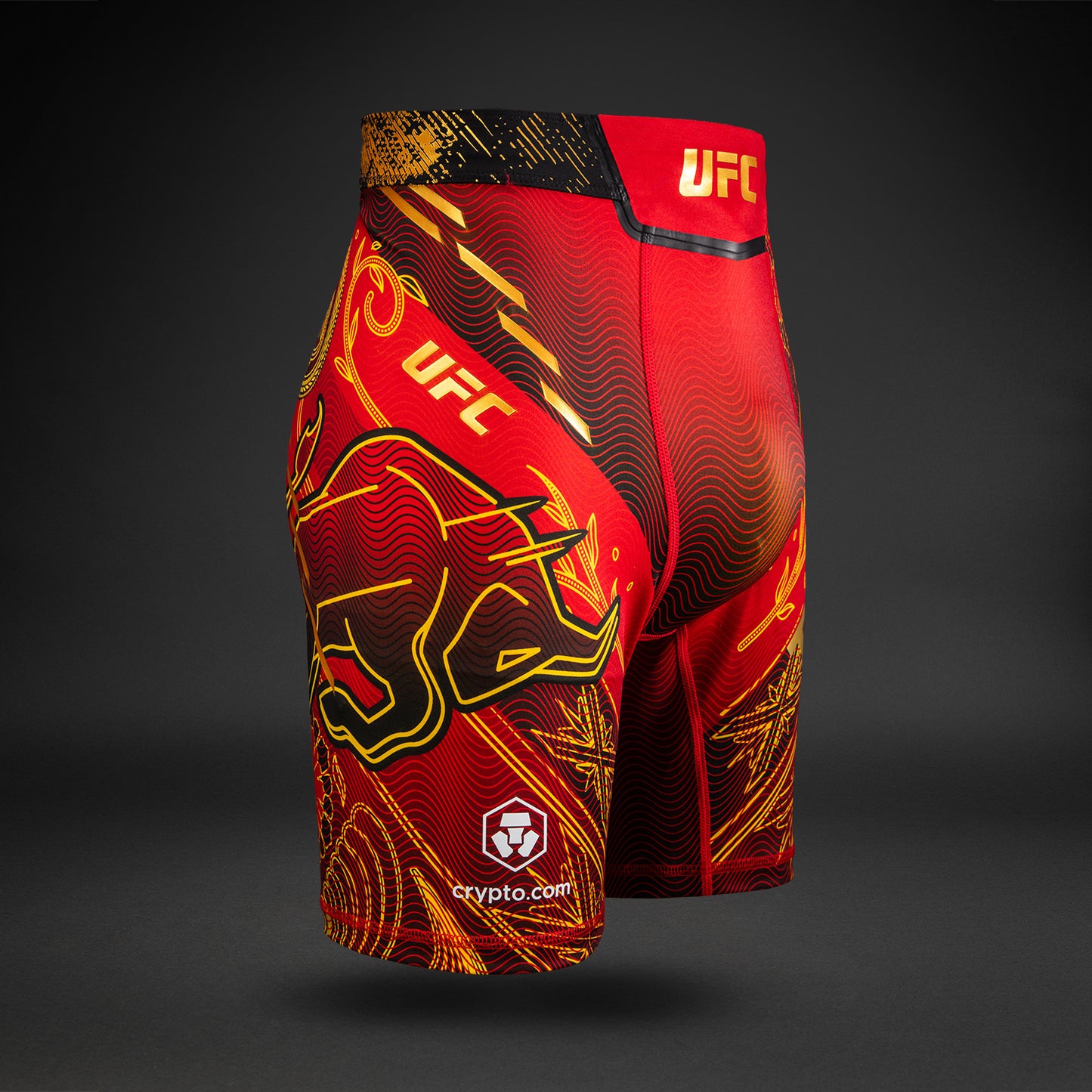 男士Venum UFC Unrivaled Red Ilia Topuria综合格斗短裤