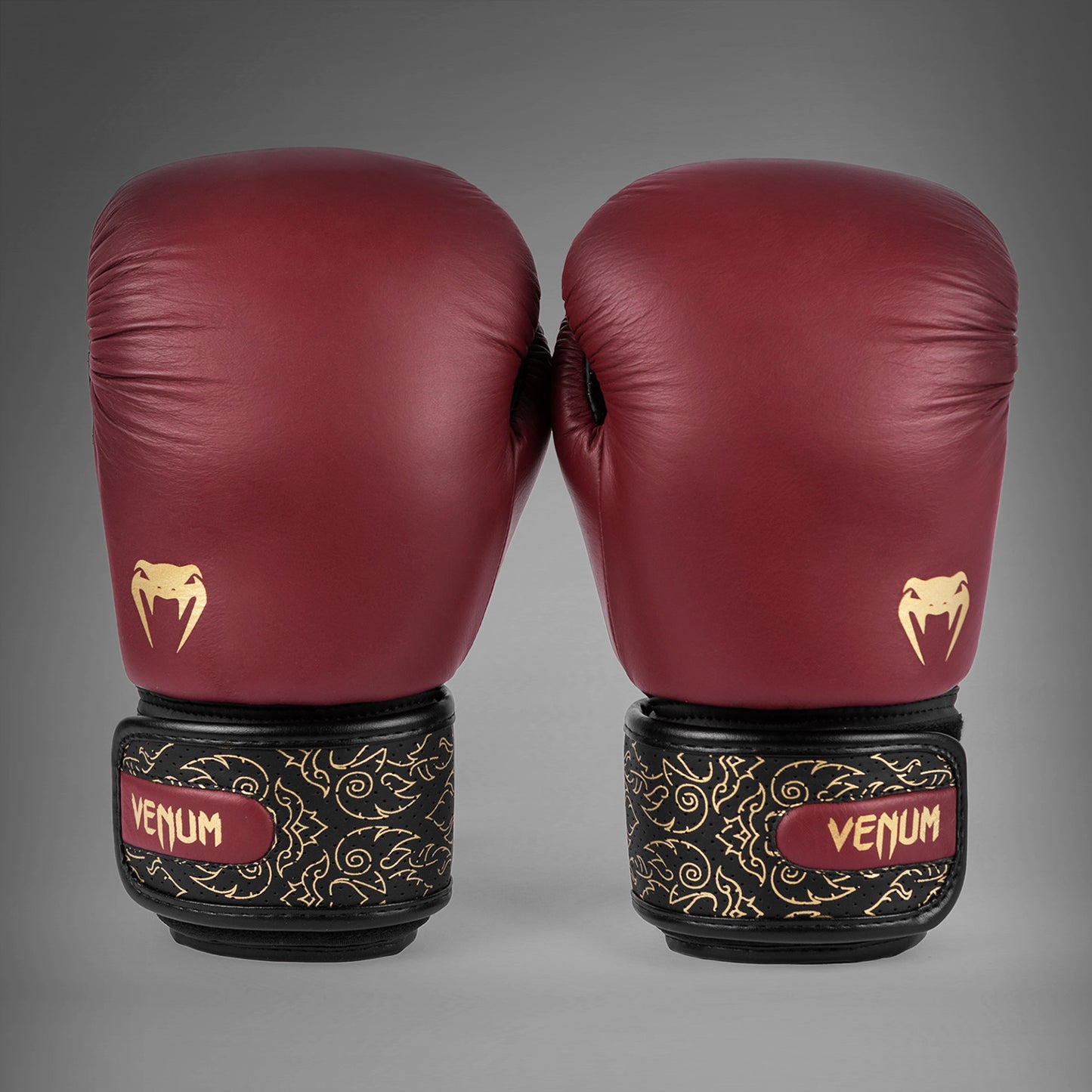 Venum Power 2.0 拳击手套 – 酒红色/黑色