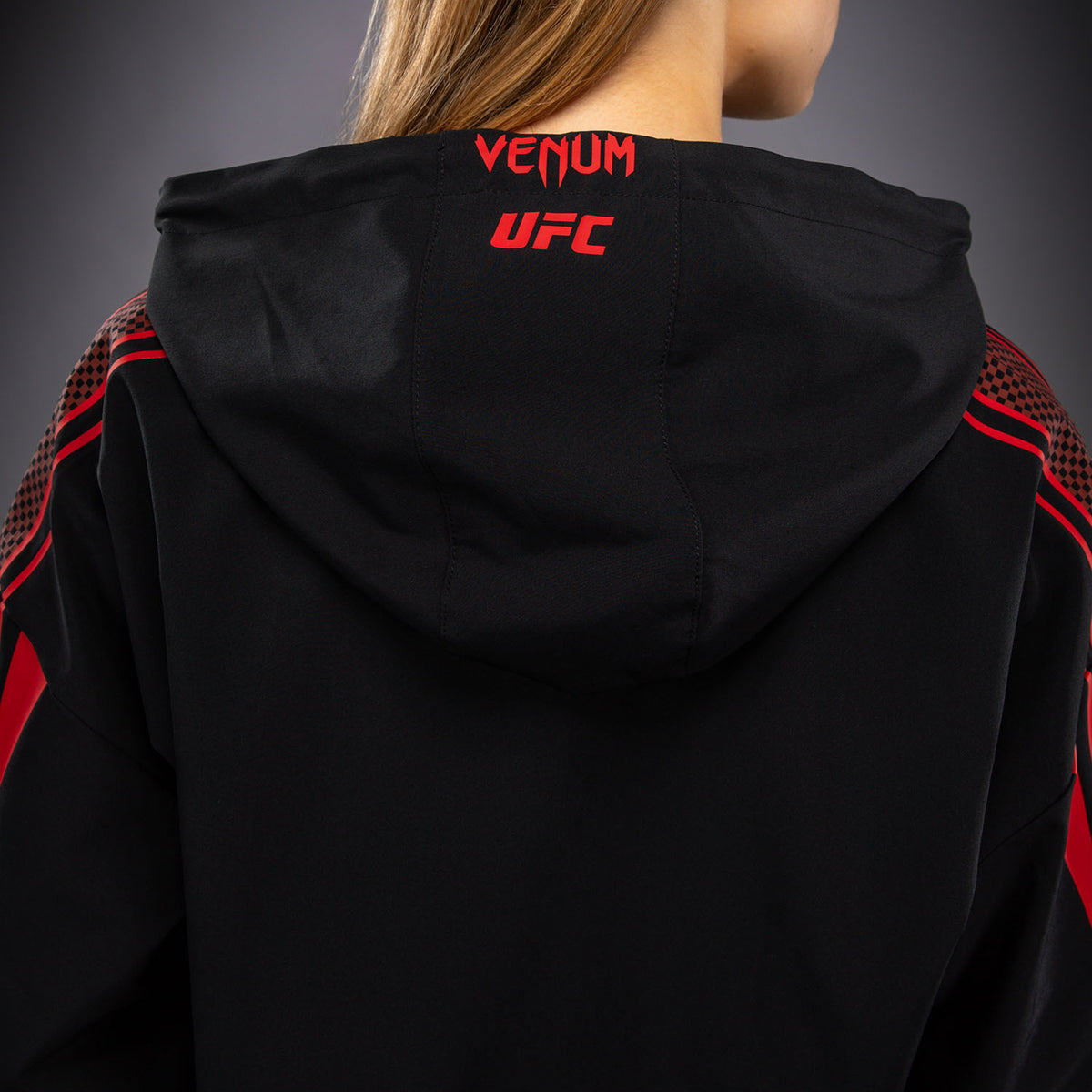 Venum UFC Unity by Venum Authentic Fight Week 女子拉链连帽衫 - 黑色