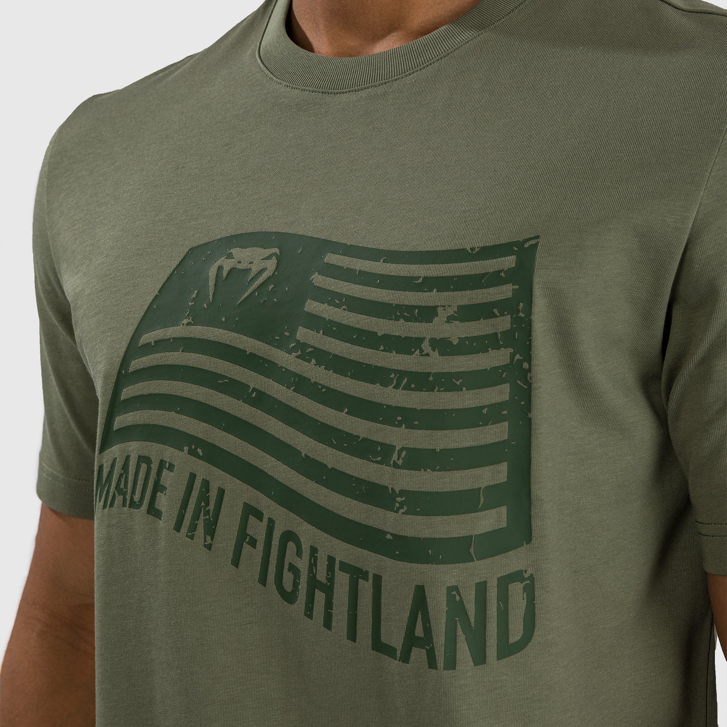 Venum Made in Fightland 棉质T恤 – 卡其色
