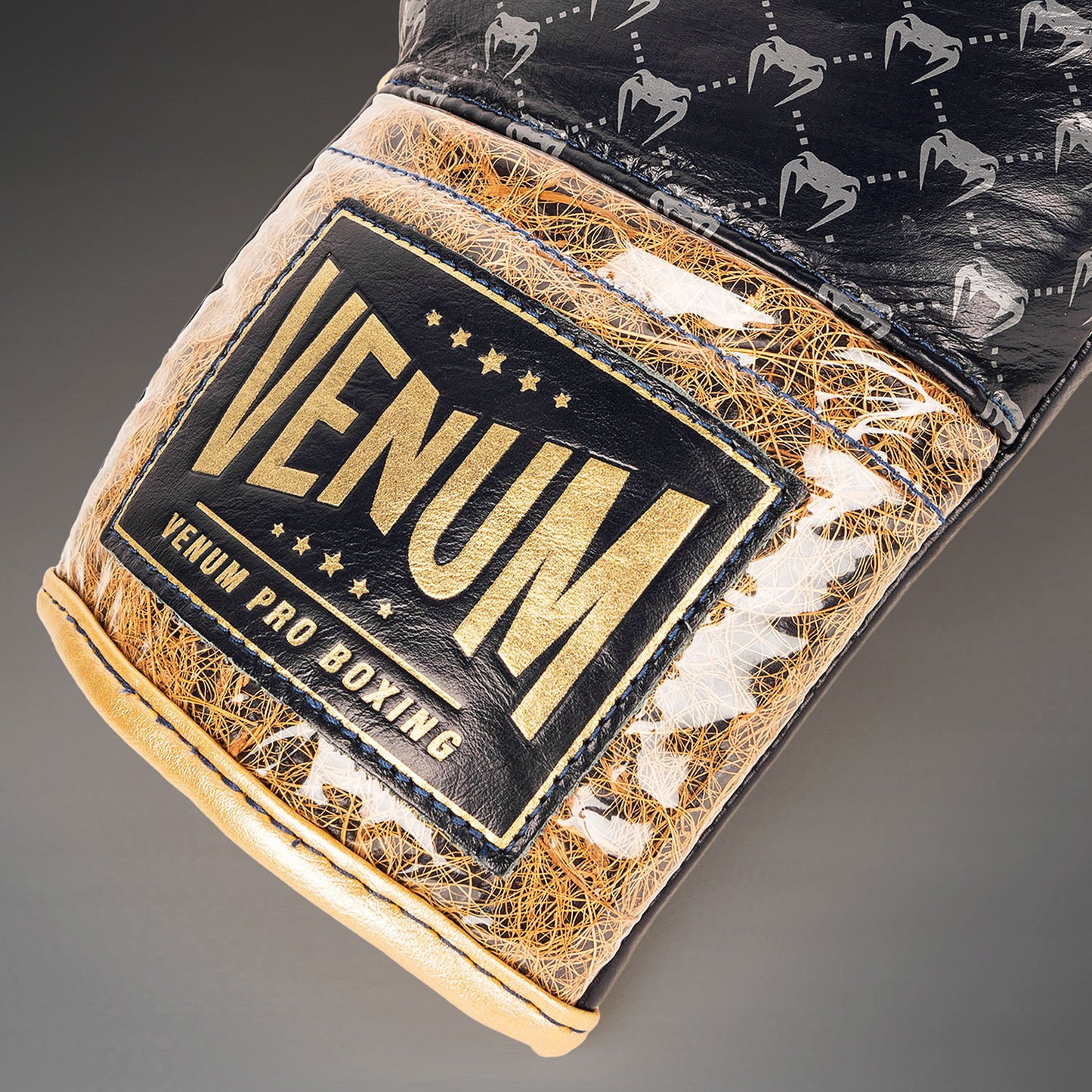 Venum Coco Monogram Pro系带拳击手套 – 州蓝色