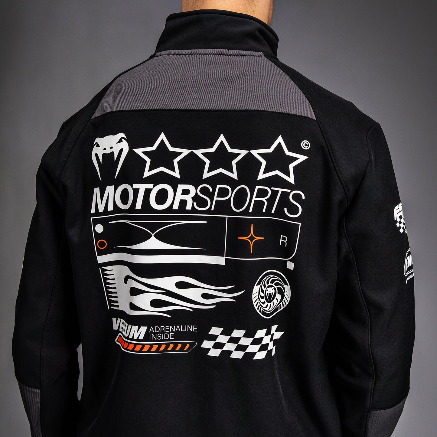 Venum Motorsport 软壳夹克 – 深黑色