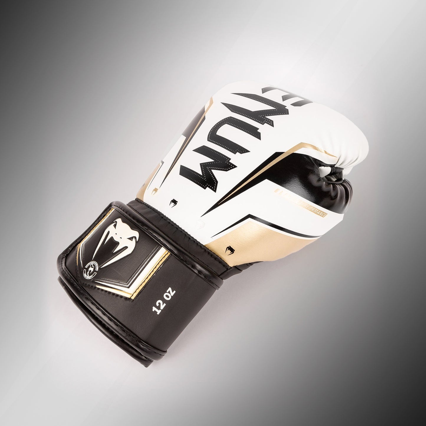 Venum Elite Evo 拳击手套 – 白色/金色