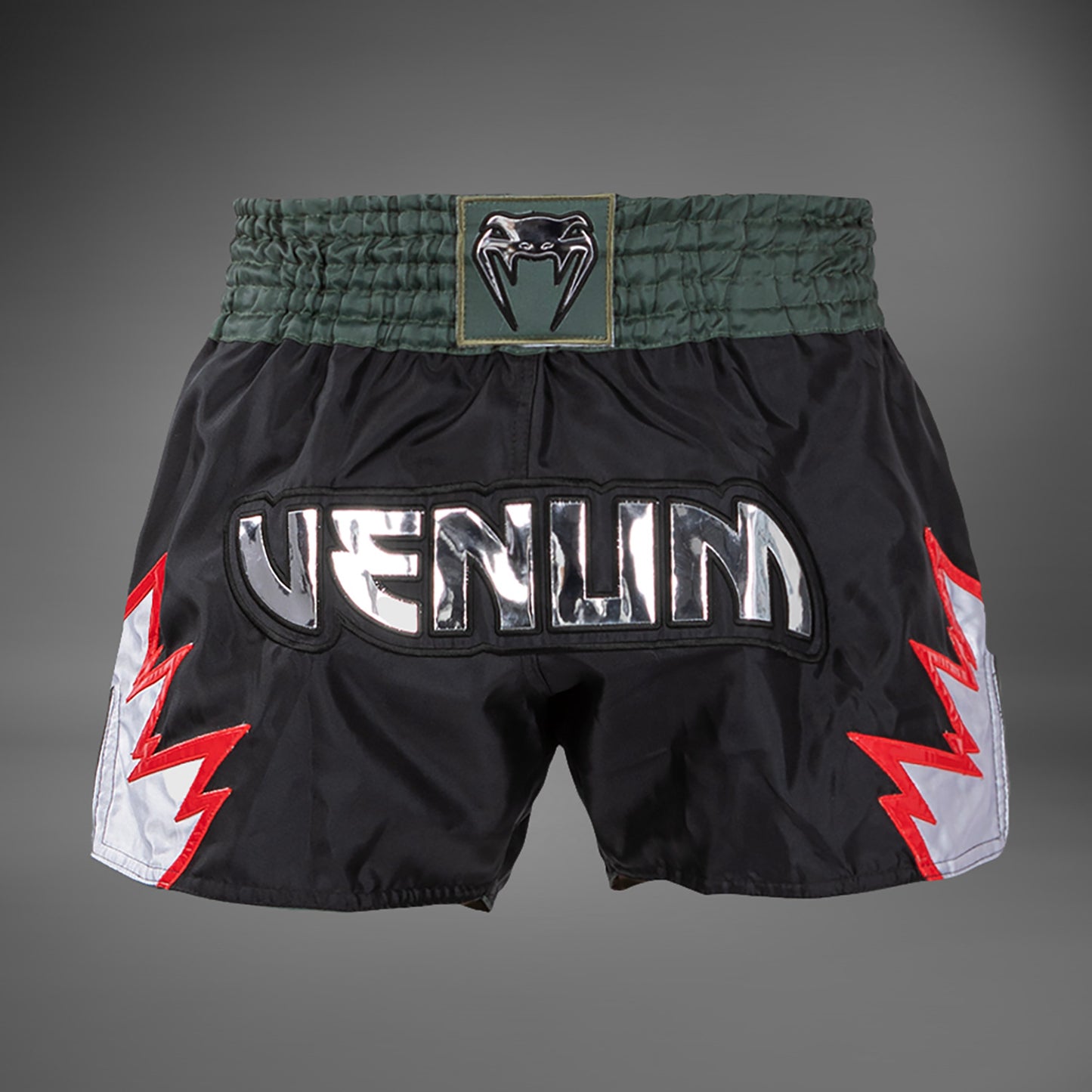 Venum Inferno 泰拳短裤 – 深黑色/卡其色