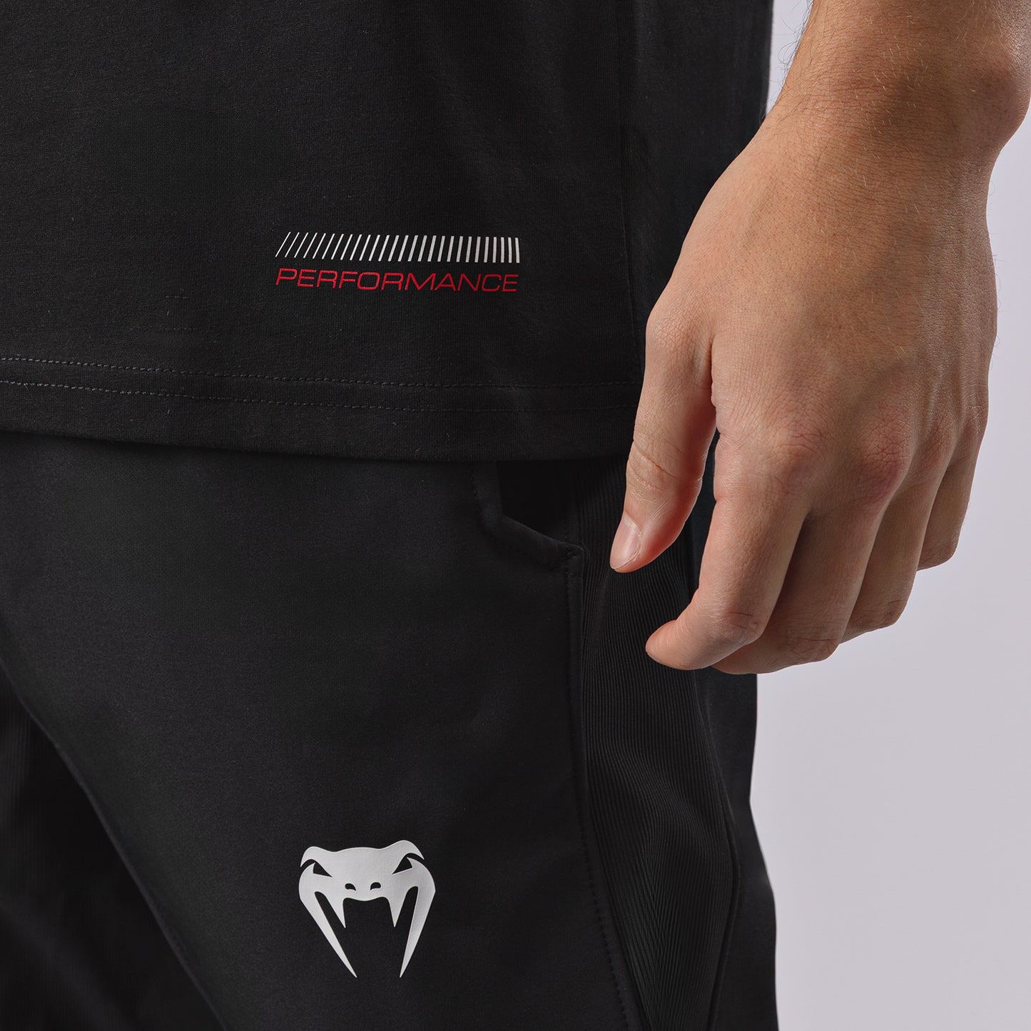 Venum Tactical XT T恤 – 黑色/火红色