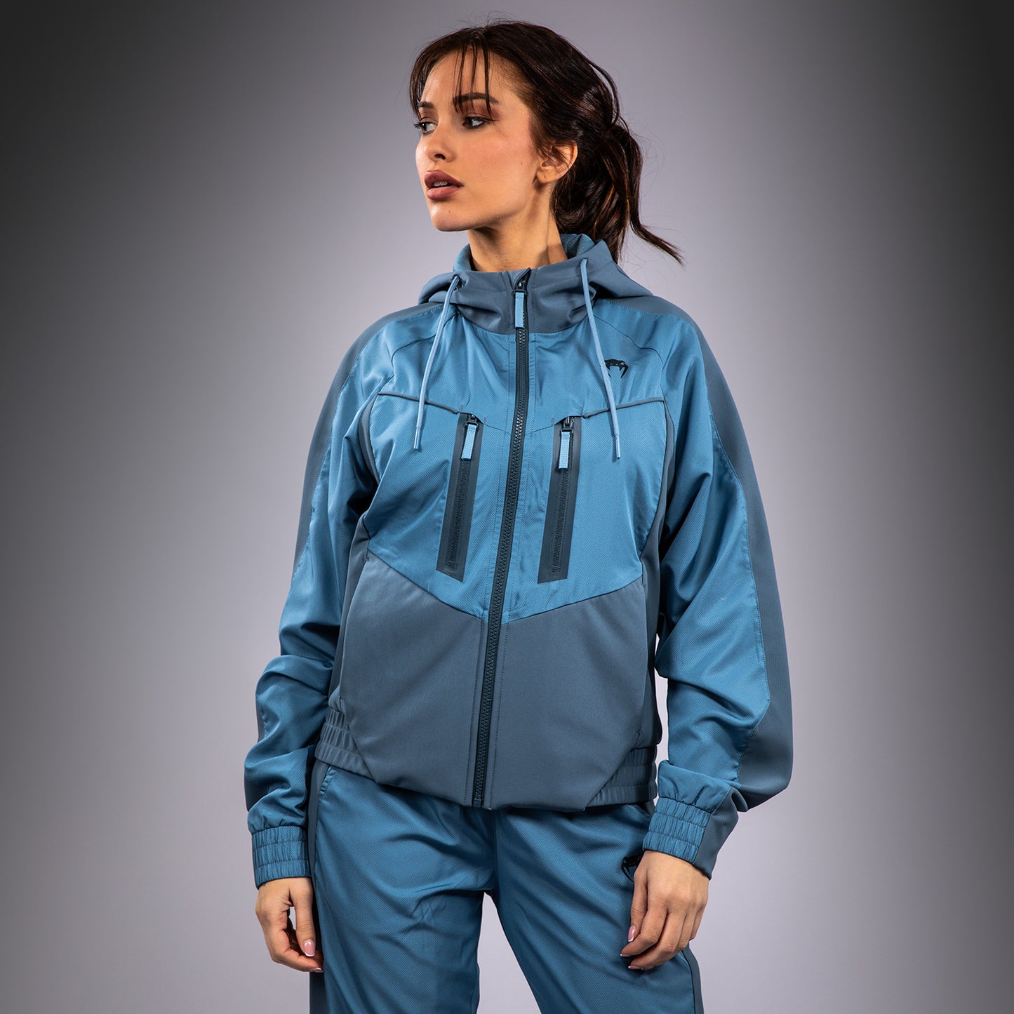 Venum Women Laser 3.0 运动夹克 – 蓝色