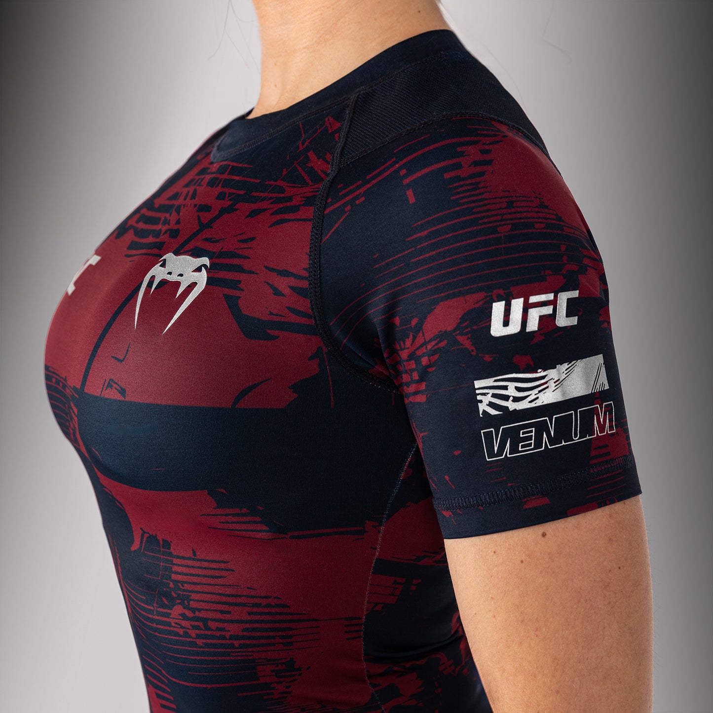 Women’s UFC Zenith by Venum 藏青色正品格斗周短袖紧身防磨衣