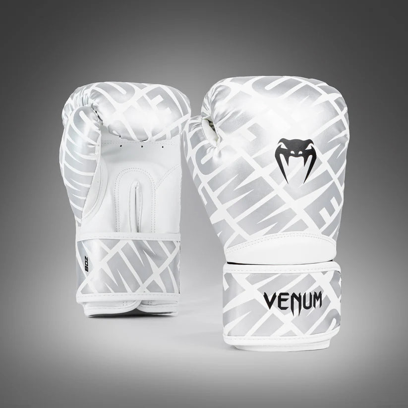 Venum Contender 1.5 XT 儿童款拳击手套 – 白色/银色