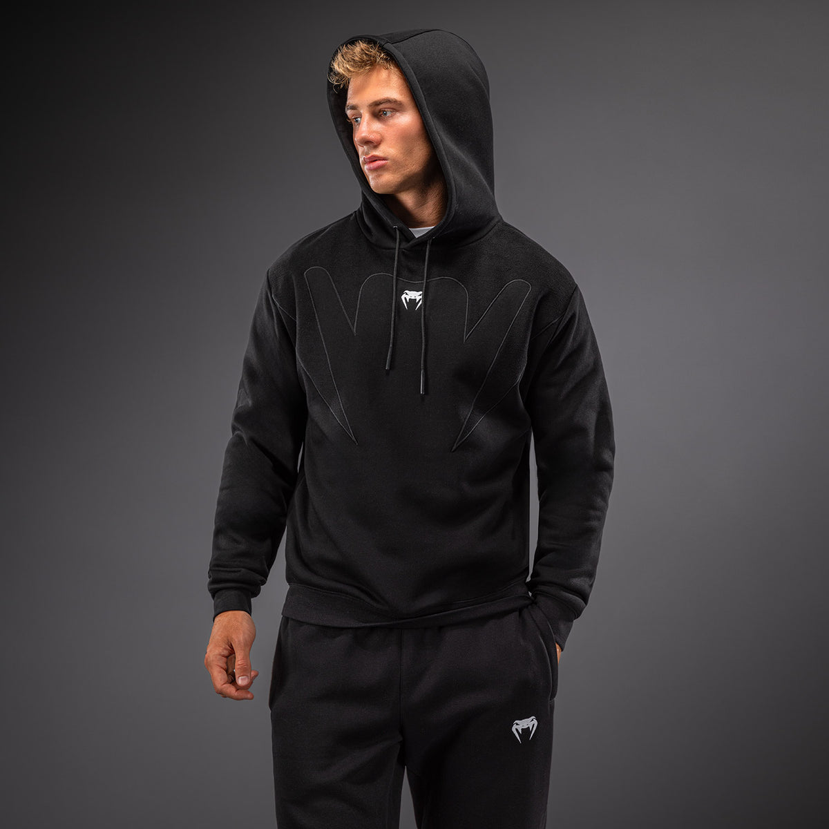 Venum Attack Fleece & Weave 连帽衫 - 黑色