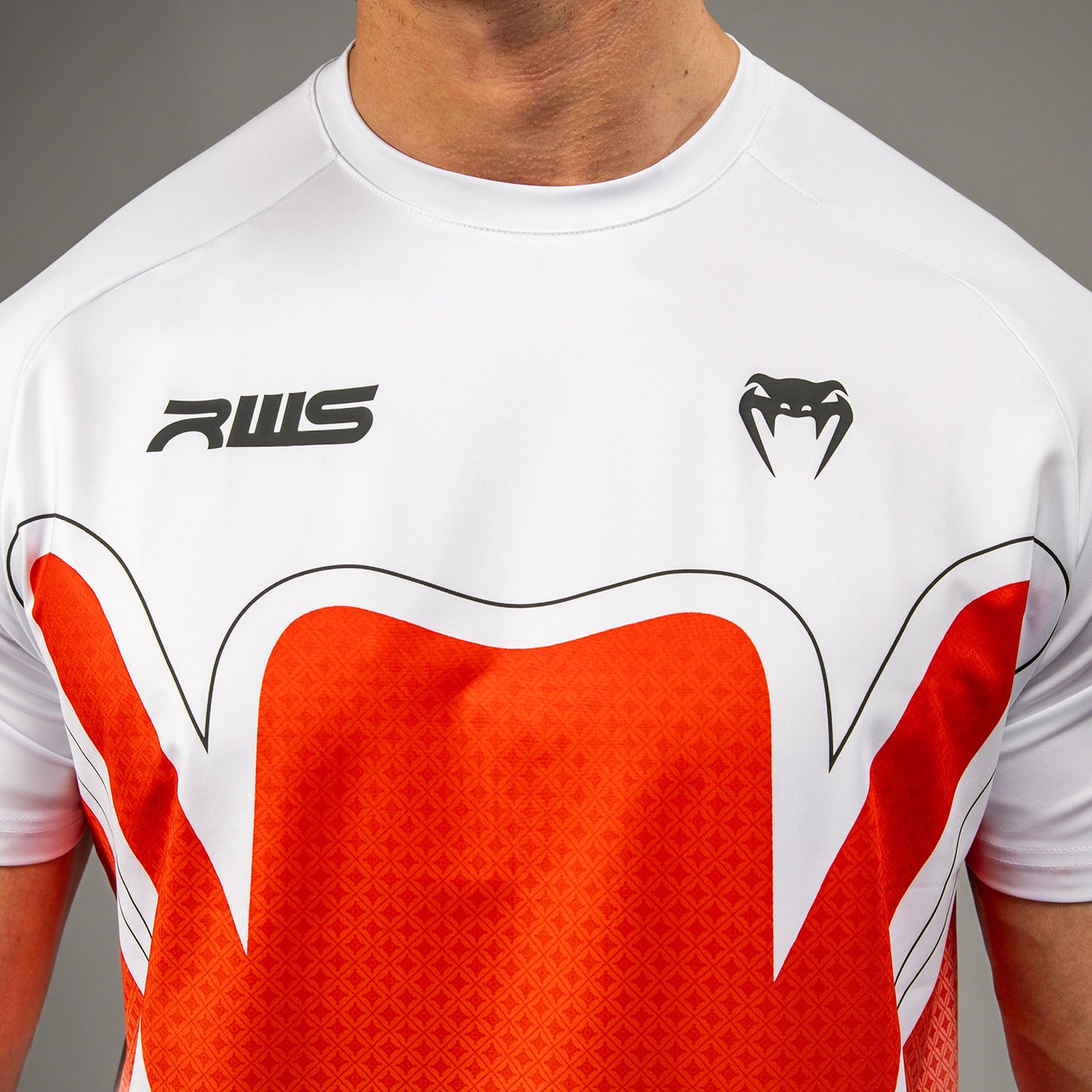 Venum x RWS 2.0 男士 Dry-Tech T恤 – 白色/红色