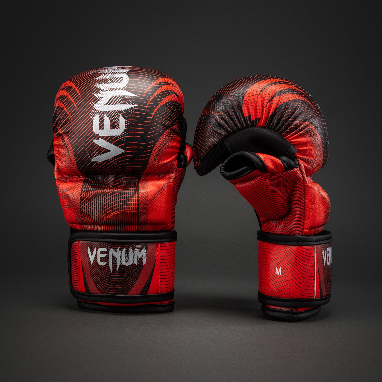 Venum Galactic 3.0 陪练手套 - 红色/银色