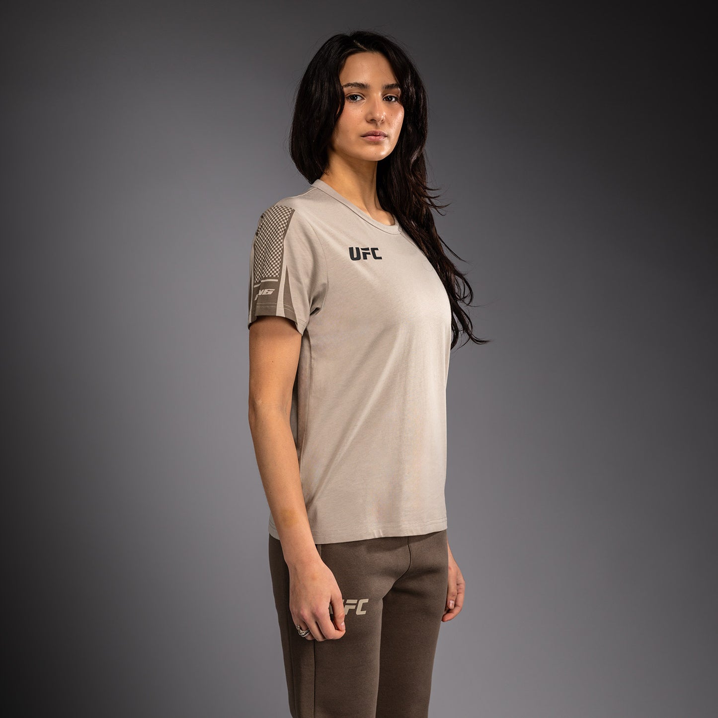 Venum UFC Unity by Venum Authentic Fight Week 女子短袖T恤 - 沙色