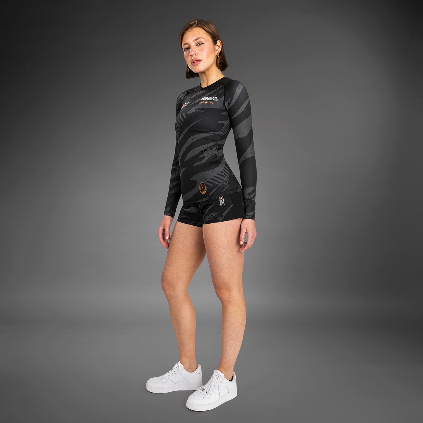 UFC Adrenaline by Venum Fight Week 女士紧身防磨衣–城市迷彩