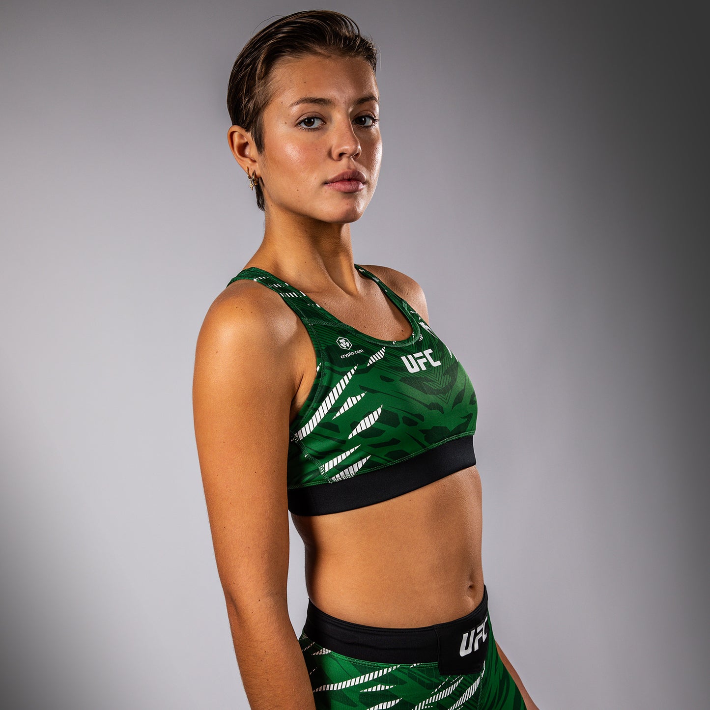 UFC Fusion by Venum Authentic Fight Night 女士运动内衣 – 绿色