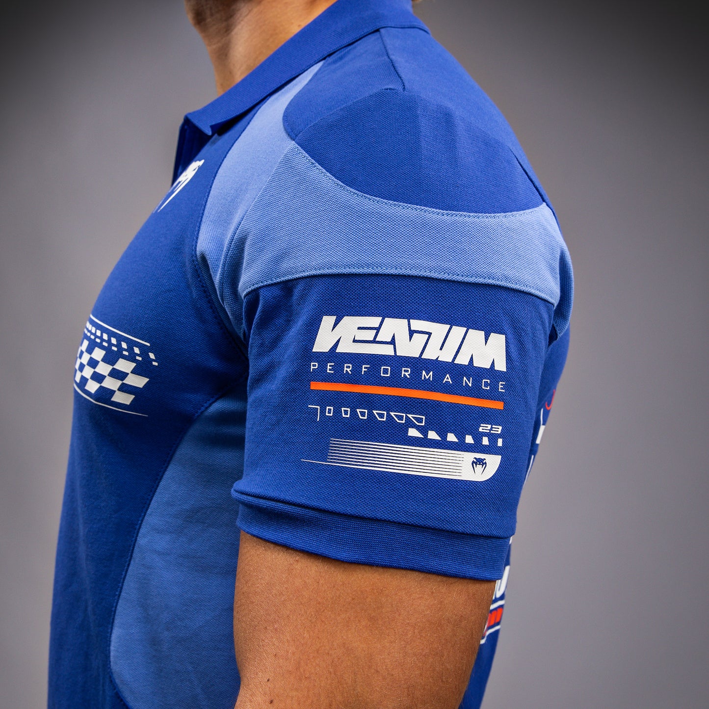 Venum Motorsport 棉质保罗衫 – 皇室蓝