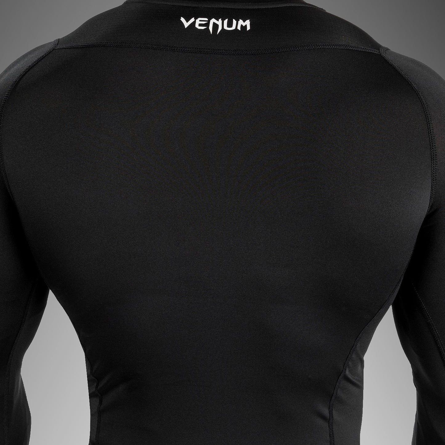 Venum Attack 男士长袖紧身防磨衣 – 黑色/灰色
