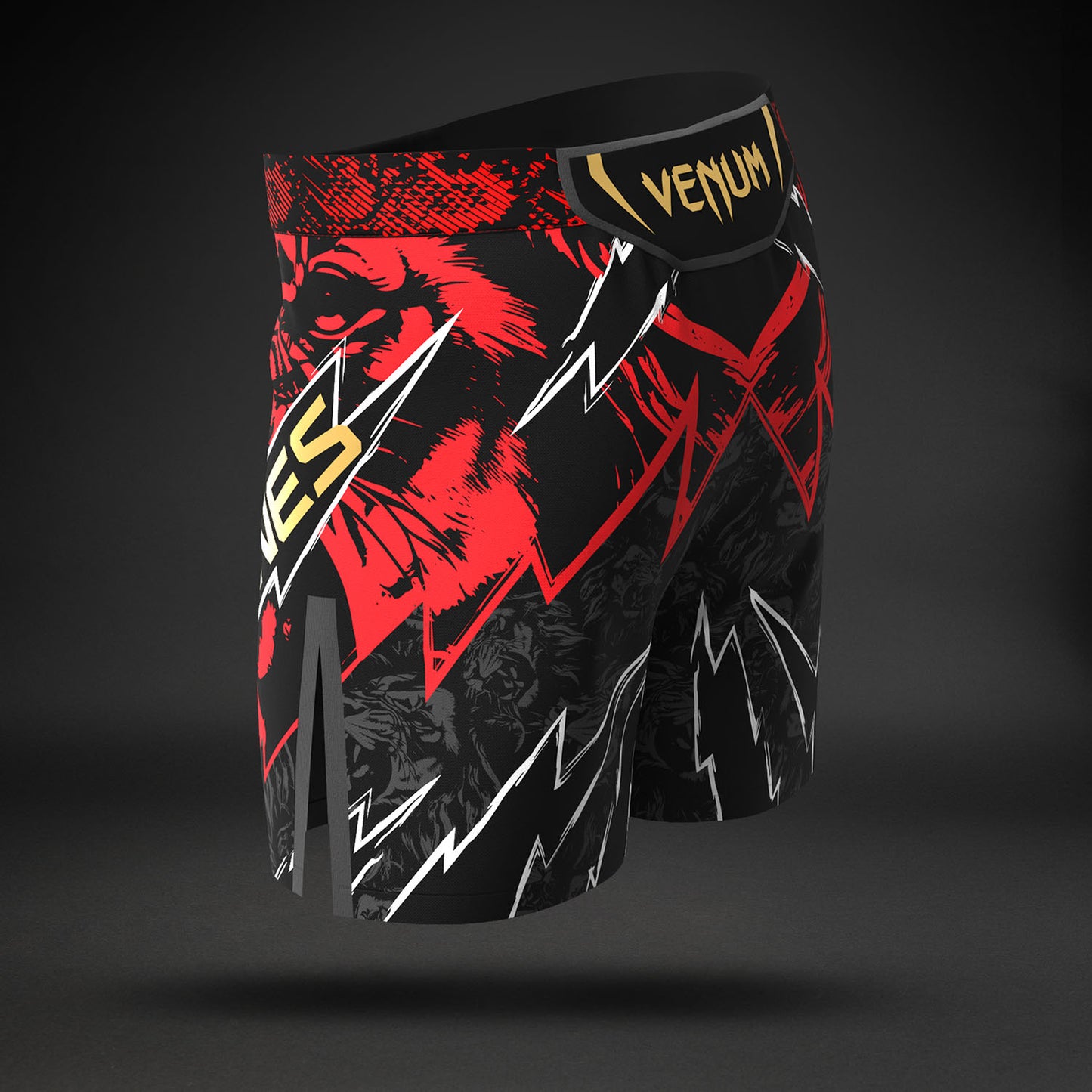 男士Venum UFC Unrivaled 红色Jon Jones格斗短裤