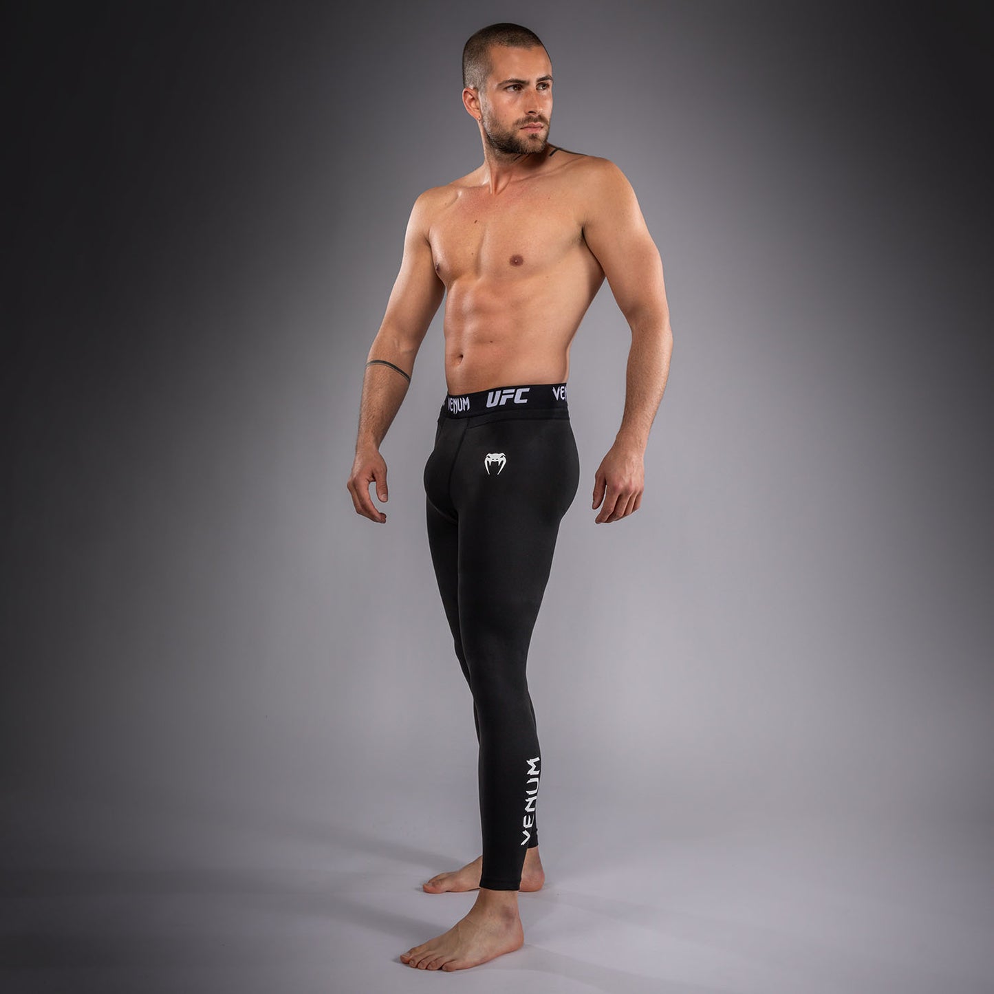 Venum UFC Unity by Venum Authentic Fight Week 男子功能压缩长裤 - 黑色