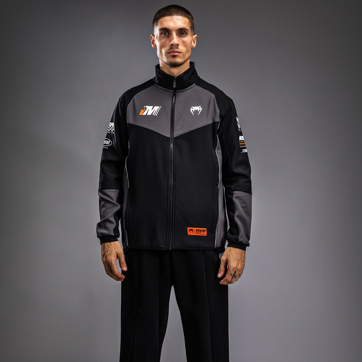 Venum Motorsport 软壳夹克 – 深黑色
