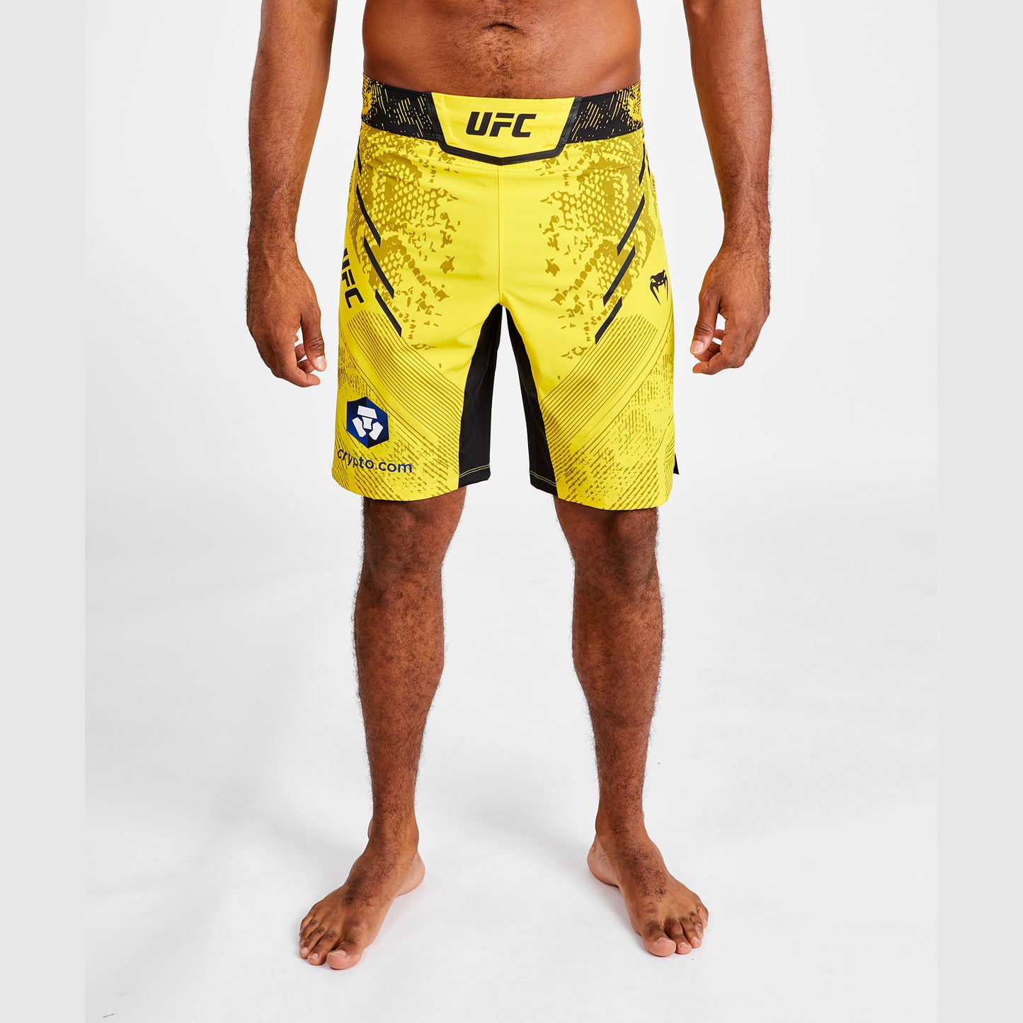 UFC Adrenaline by Venum Authentic Fight Night 男士格斗短裤 – 长款 – 黄色