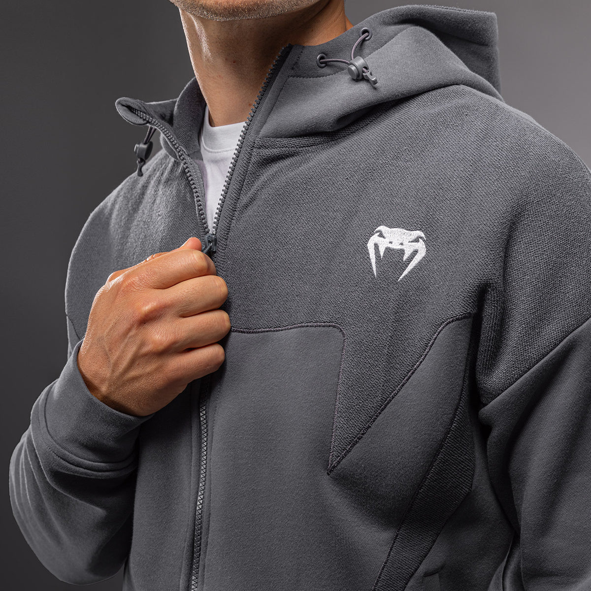 Venum Attack Fleece & Weave 运动夹克 - 灰色