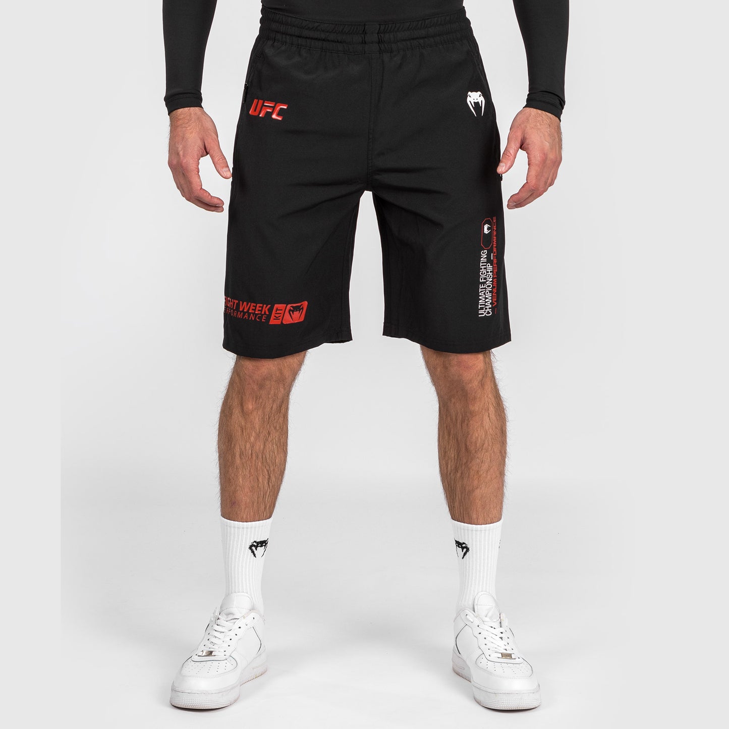 UFC Adrenaline by Venum Fight Week 男士训练短裤 – 黑色