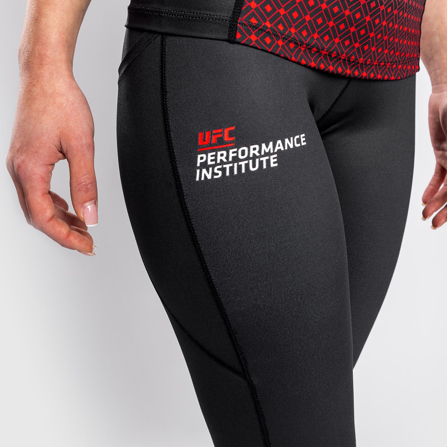 UFC Venum Performance Institute 紧身裤 – 黑色/红色