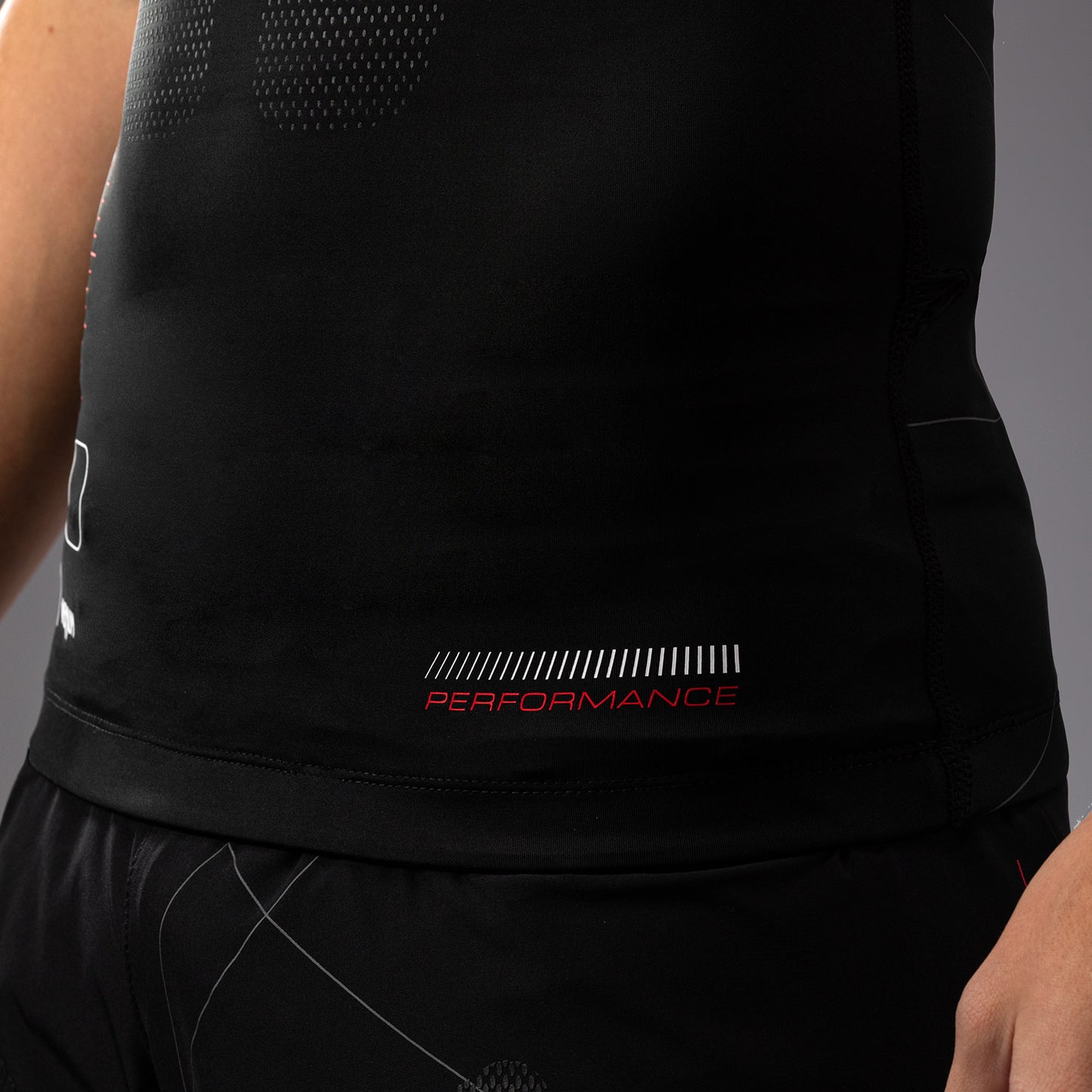 Venum Tactical XT 短袖紧身防磨衣 – 黑色/火红色