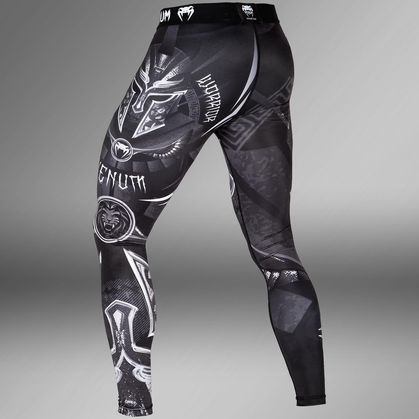 Venum Gladiator 3.0 紧身裤 – 黑色/白色