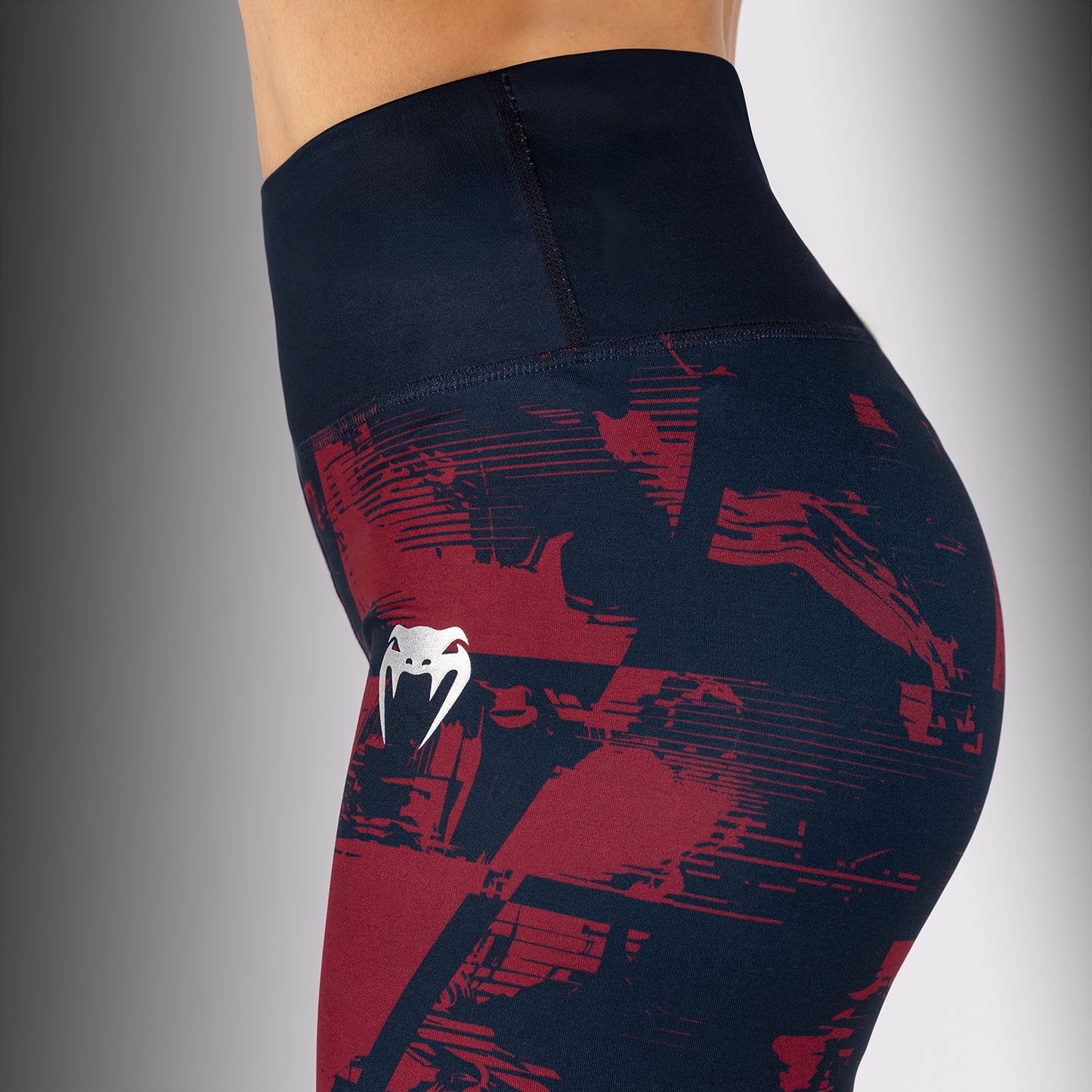 Women's UFC Zenith by Venum 酒红色 Authentic格斗紧身裤