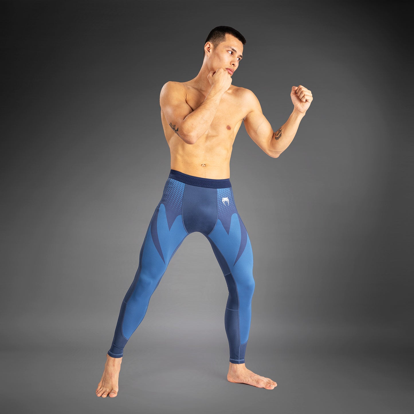 Venum Attack 男士紧身裤 – 藏青色