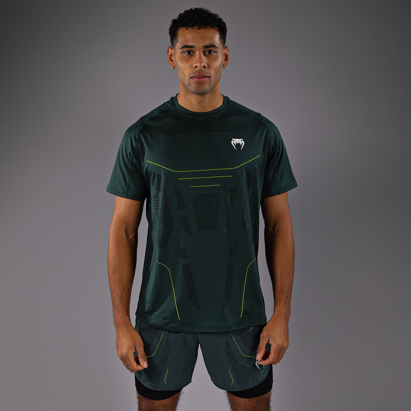 Venum Technical 3.0 Dry-Tech T恤 – 森林绿