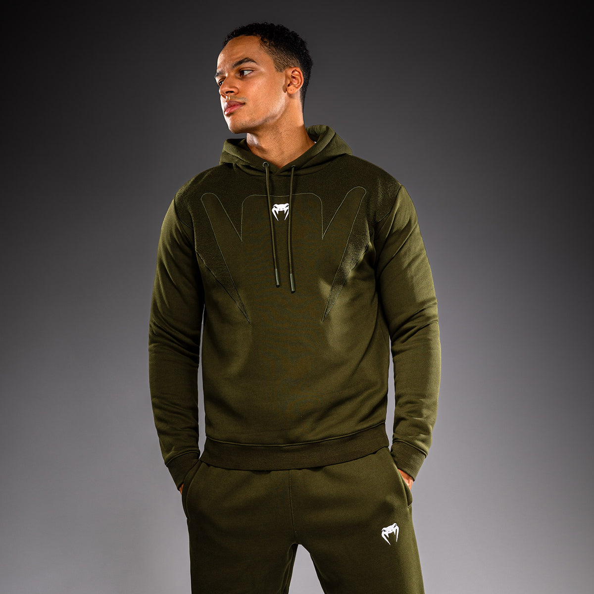 Venum Attack Fleece & Weave 连帽衫 - 卡其色