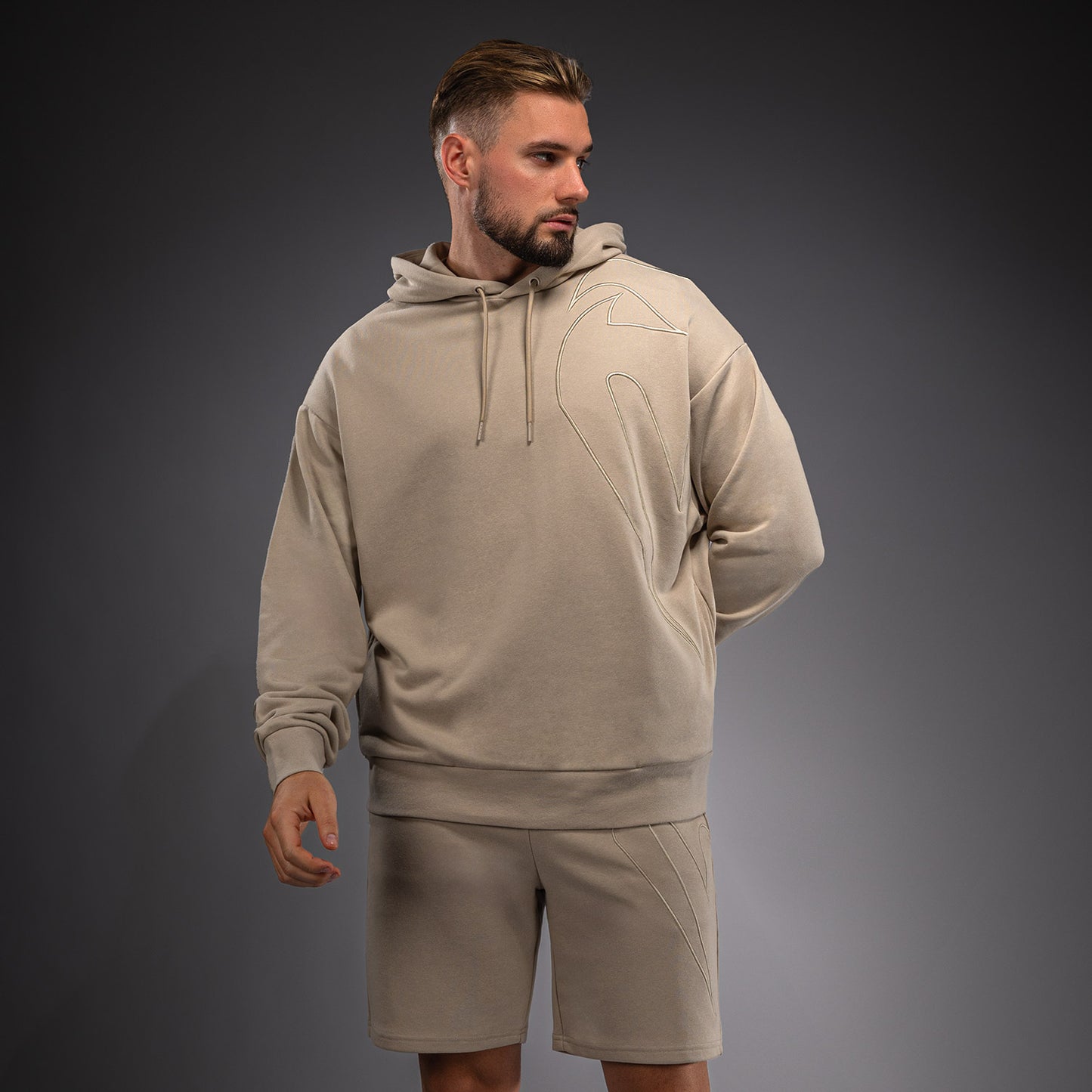 Venum Giant 3D 连帽衫 – 浅米色