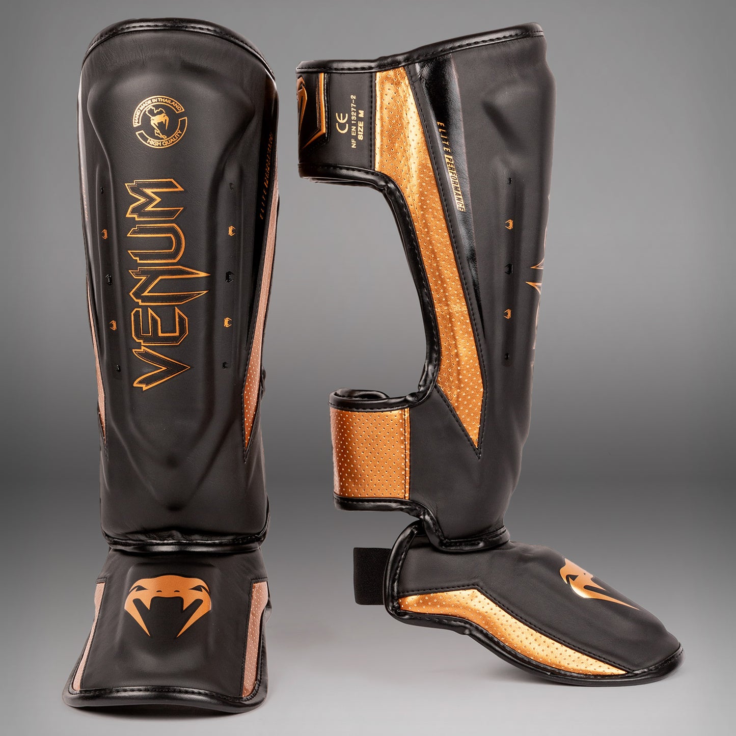 Venum Elite Evo 护胫 – 黑色/青铜色