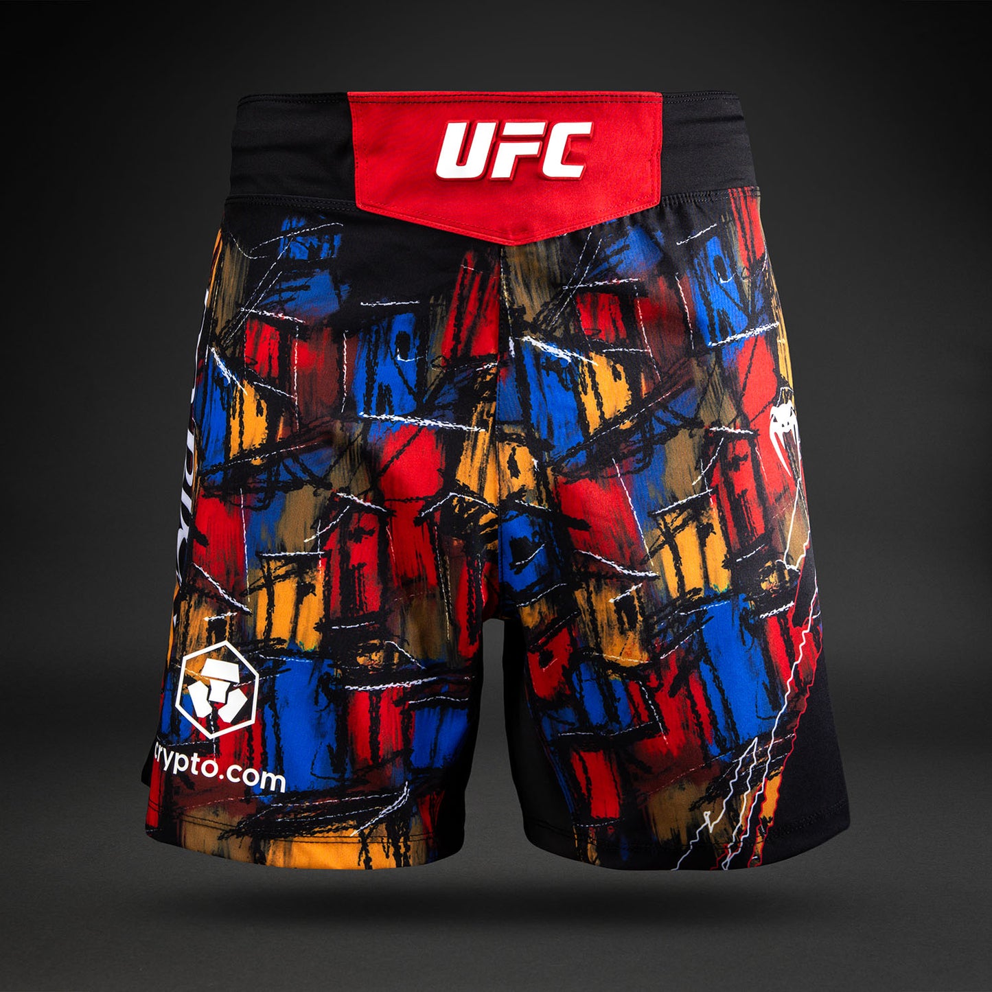 男士Venum UFC Unrivaled 红色Charles Oliveira格斗短裤