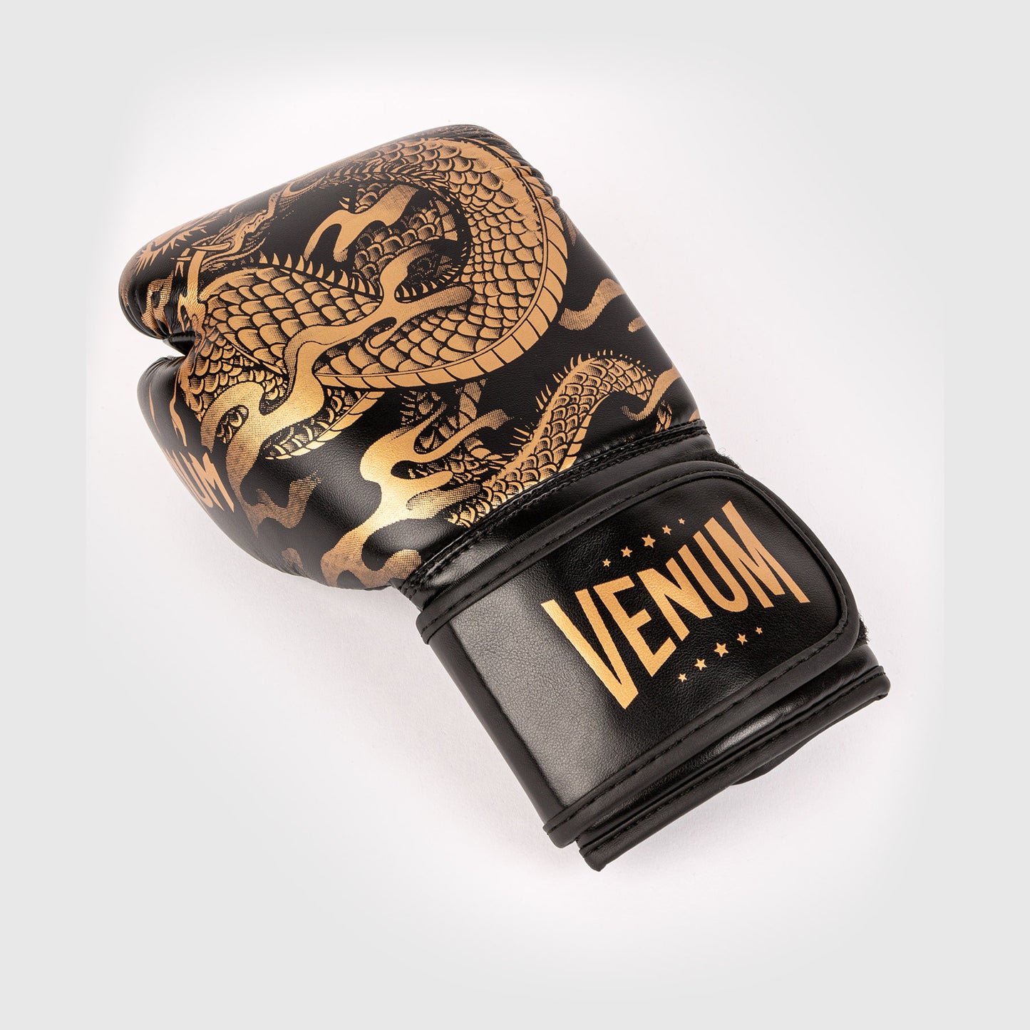 Venum Dragon's Flight 儿童款拳击手套 – 黑色/青铜色