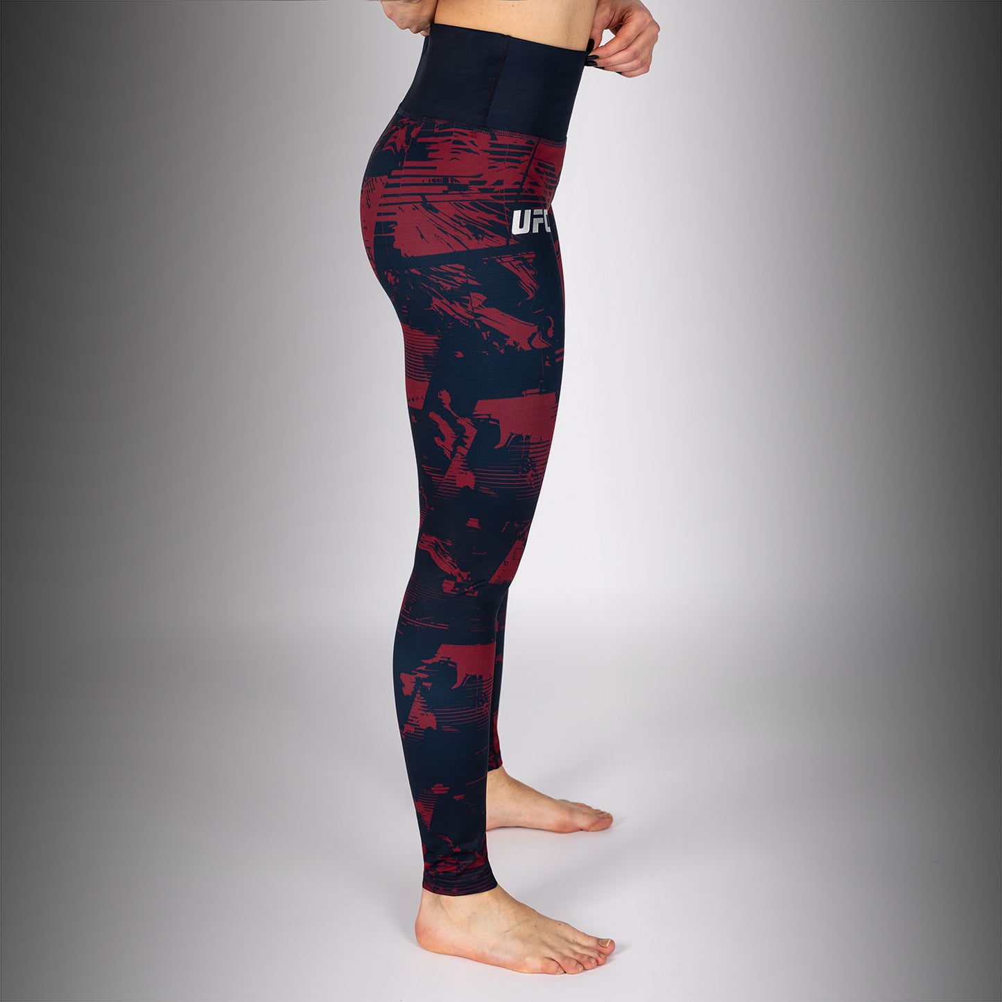 Women's UFC Zenith by Venum 酒红色 Authentic格斗紧身裤